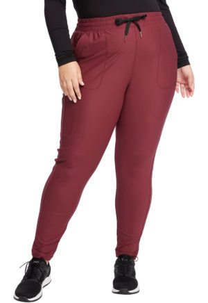 Mid Rise Tapered Leg Drawstring Pant