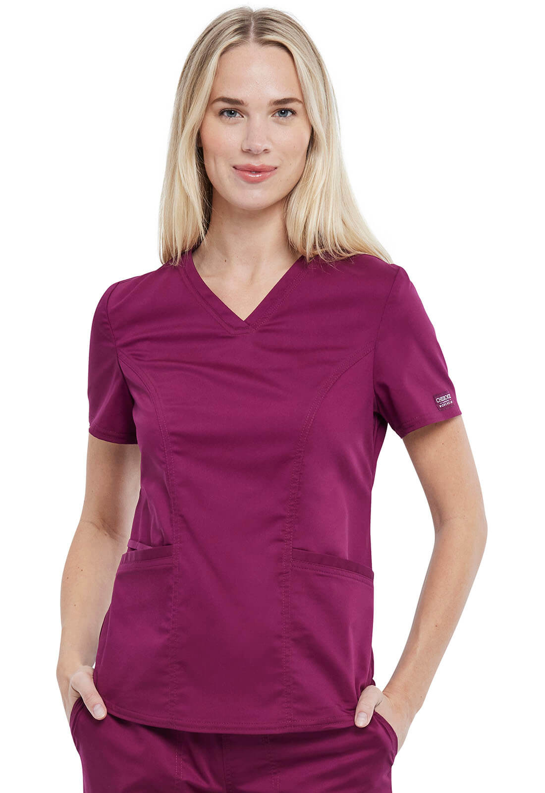 V-Neck Top WW612P - KASSALAURELL UNIFORMS INC.