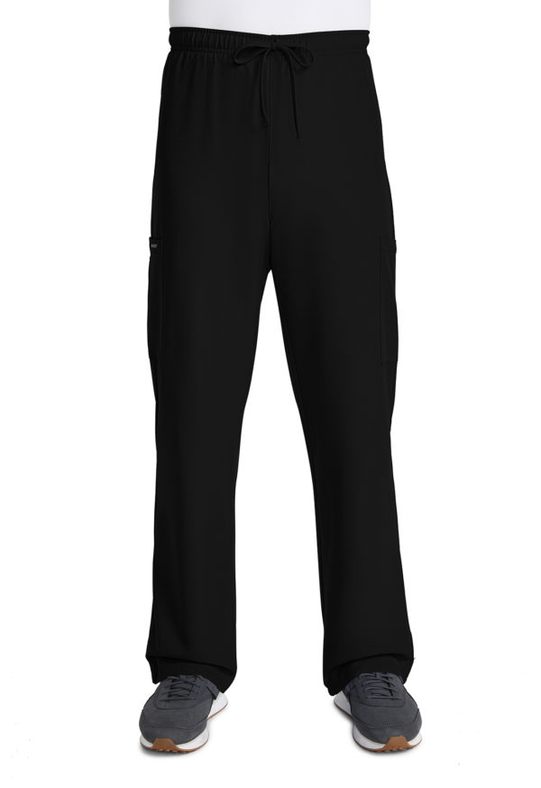 Unisex Mid Rise Drawstring Straight Pant