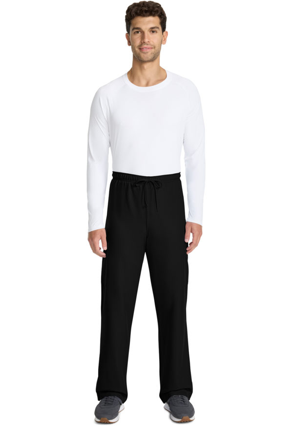 Unisex Mid Rise Drawstring Straight Pant - Image 2