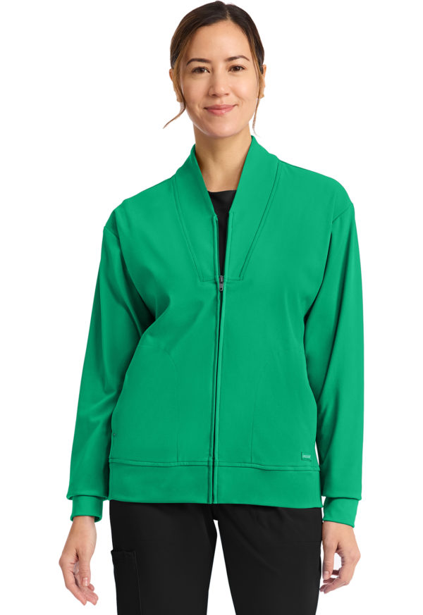Women's Zip-Up Warm-Up Jacket - Image 8