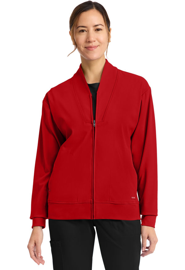Women's Zip-Up Warm-Up Jacket - Image 4