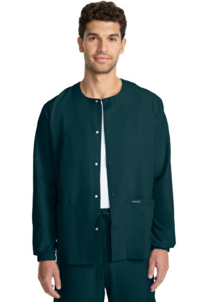 Unisex Snap Front Warm Up Jacket
