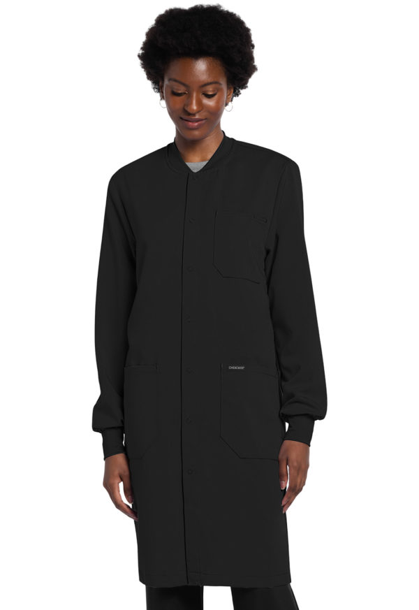Unisex 40" Snap Front Lab Coat - Image 7