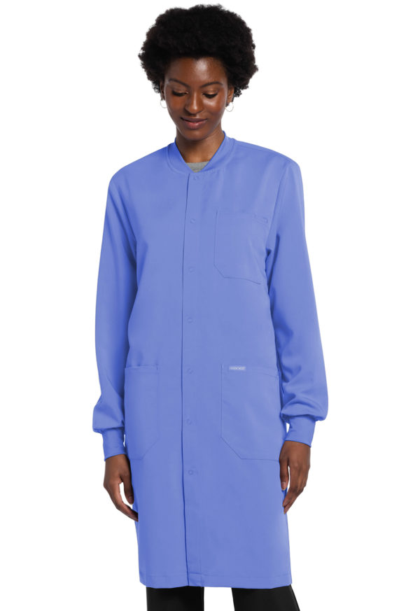 Unisex 40" Snap Front Lab Coat - Image 9