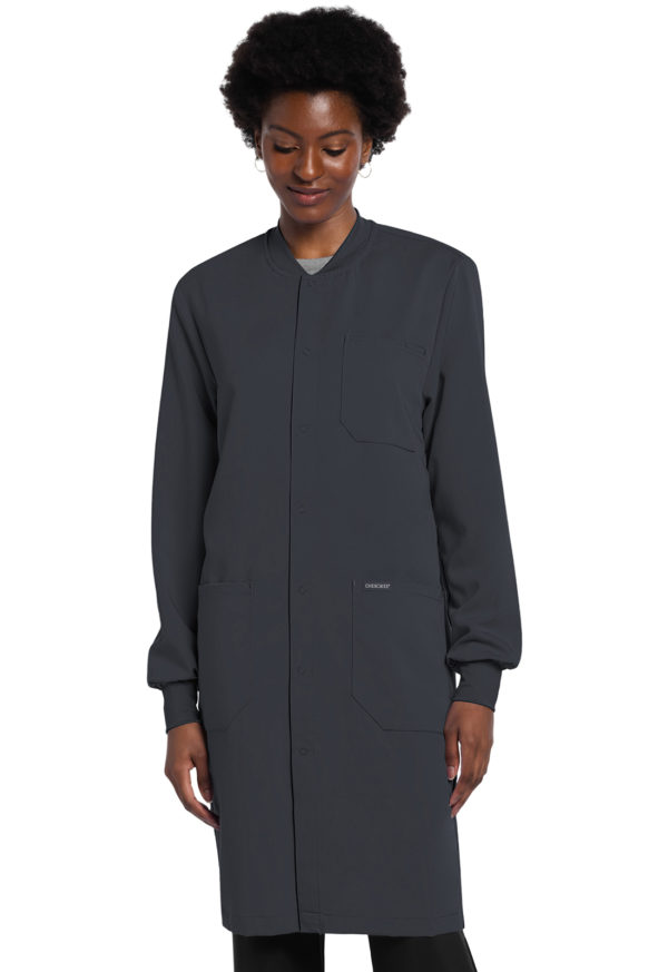 Unisex 40" Snap Front Lab Coat - Image 6