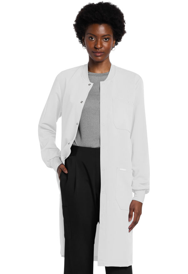 Unisex 40" Snap Front Lab Coat - Image 3