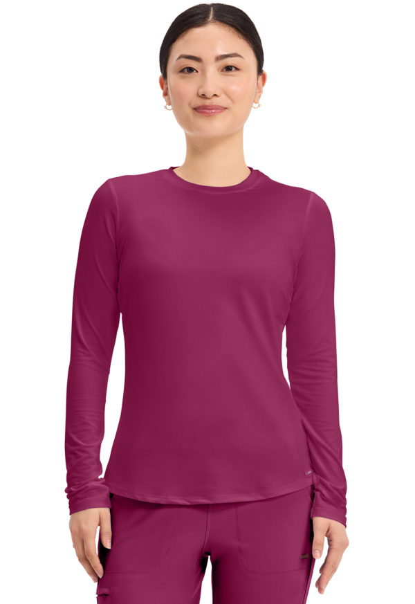 Long Sleeve Underscrub Knit Tee - Image 3
