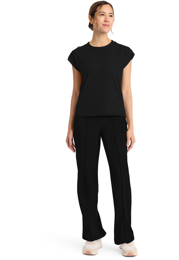 Women's 1-Pocket Crew Neck Top - Image 3
