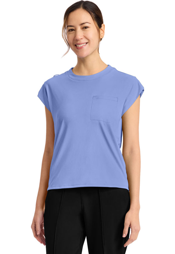 Women's 1-Pocket Crew Neck Top - Image 5