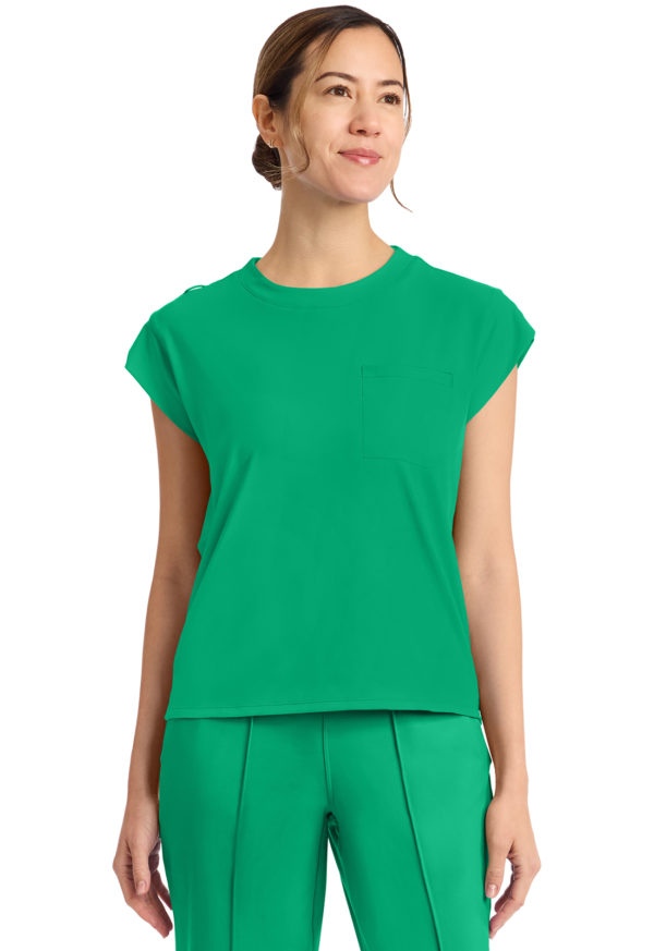 Women's 1-Pocket Crew Neck Top - Image 13
