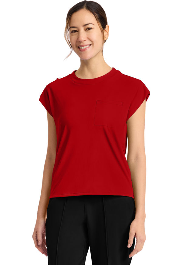 Women's 1-Pocket Crew Neck Top - Image 9