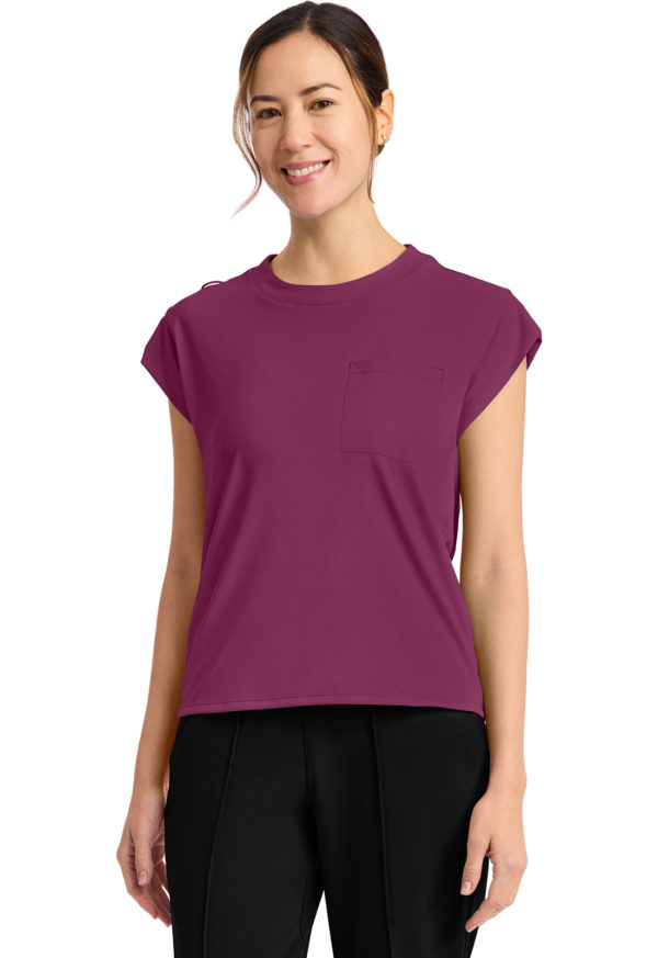 Women's 1-Pocket Crew Neck Top - Image 11