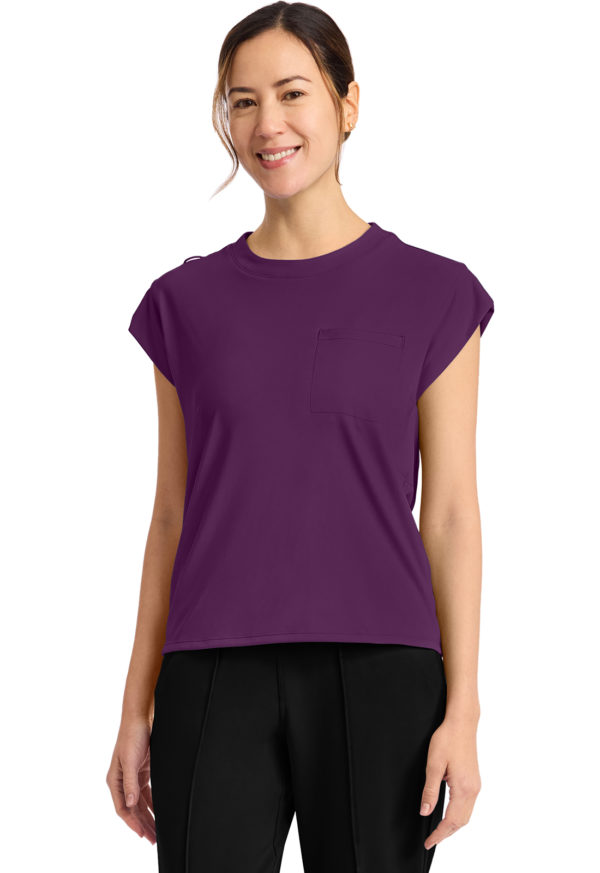 Women's 1-Pocket Crew Neck Top - Image 12