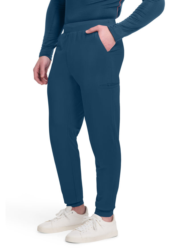 Men's 5-Pocket Jogger Pant in Wine - Image 2