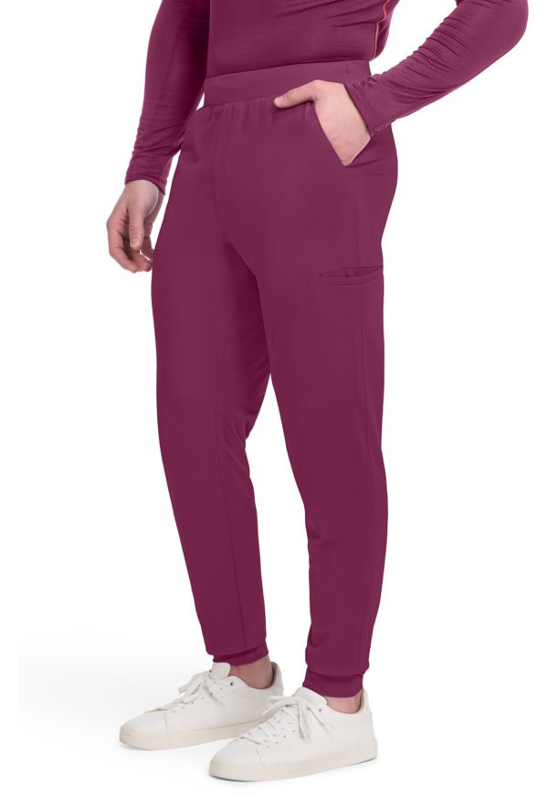 Men's 5-Pocket Jogger Pant in Wine (Short) - Image 2
