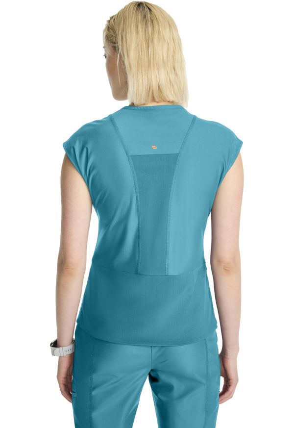 Women's Wrap Dolman V-Neck Top - Image 3
