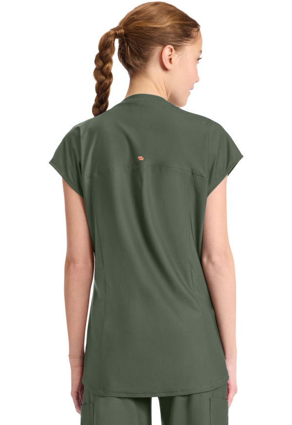 Women's 2-Pocket Henley Tunic Top - Image 3